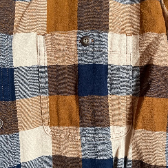 Sonoma Men’s Button Down Long Sleeve Multicolor Plaid Flannel Shirt size L - Picture 5 of 5